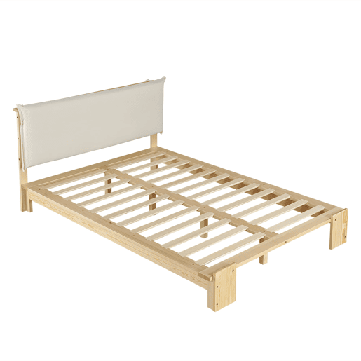 Max Home Estante de madeira com rodas 3 prateleiras 48x30x62 cm