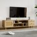 Mueble TV con 1 puerta y 2 cajones Mueble TV con 1 puerta y 2 cajones Roble