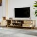 Mueble TV con 1 puerta y 2 cajones Mueble TV con 1 puerta y 2 cajones Roble