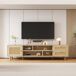 Mueble TV con 1 puerta y 2 cajones Mueble TV con 1 puerta y 2 cajones Roble
