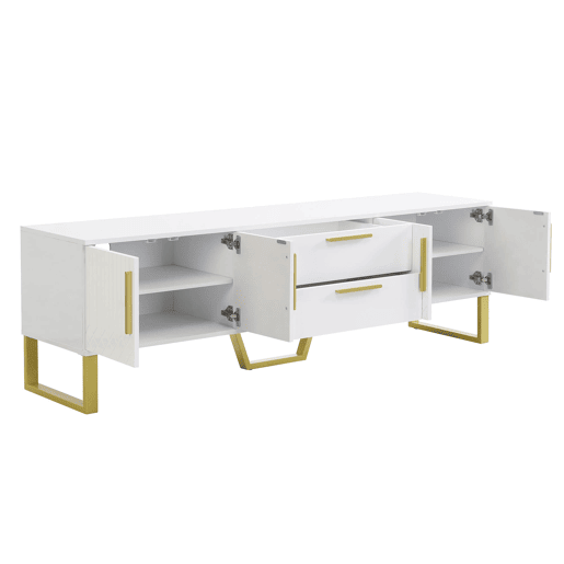 Max Home Estantes de parede com efeito cimento 2 prateleiras 25x20x75 cm
