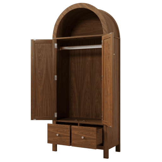 Max Home Estante de parede em madeira 1 prateleira 65x20x35 cm