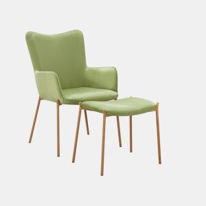 Cadeirão Confort com Apoio de Pés (Verde)