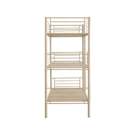Beliche triplo de metal HAVIN - 90 x 190 cm - Cinza Beliche triplo de metal HAVIN - 90 x 190 cm - Cinza