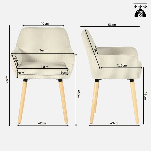 Conjunto De 4 Cadeiras De Jantar Estofadas Estilo Nórdico Com Braços Assento Almofadado Pés Em Madeira Design Moderno Para Sala De Jantar Cozinha Espaço Confortável E Elegante Conjunto De 4 Cadeiras De Jantar Estofadas Estilo Nórdico Com Braços Assento Almofadado Pés Em Madeira Design Moderno Para Sala De Jantar Cozinha Espaço Confortável E Elegante