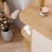 Conjunto mueble bajo lavabo y columna Azel Cachemira y Madera Conjunto mueble bajo lavabo y columna Azel Cachemira y Madera Beige
