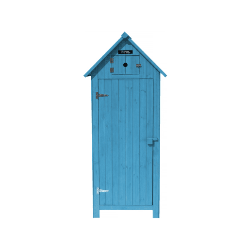 Armário para jardim Cabanon -77 x 54.5 x 179 cm - azul céu Armário para jardim Cabanon -77 x 54.5 x 179 cm - azul céu