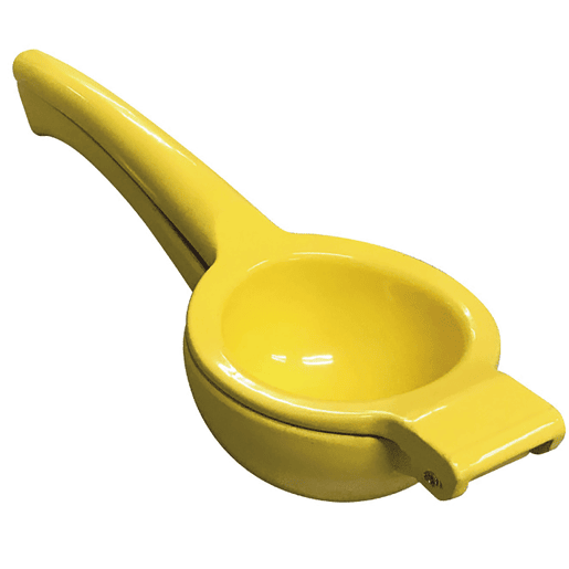 Victoria 31312 Espremedor de Limões Manual em Alumínio Fundido, Extração Máxima de Sumo de Citrinos, , Amarelo