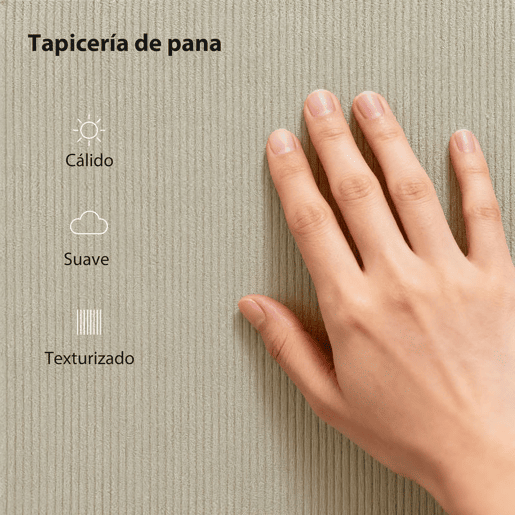 HOMCOM Cama 160x200 cm com Cabeceira Ajustável Estofada em Bombazina Ripas de Madeira Montagem Fácil Cinza Claro