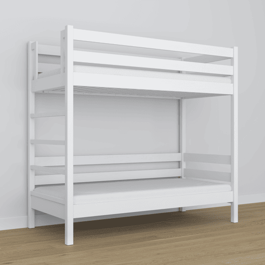 Beliche de madeira N03 branco