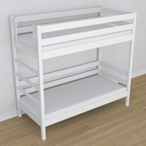 Beliche de madeira N03 branco