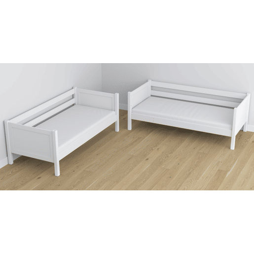 Beliche de madeira N02 branco