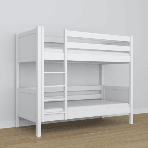Beliche de madeira N02 branco Beliche de madeira N02 branco
