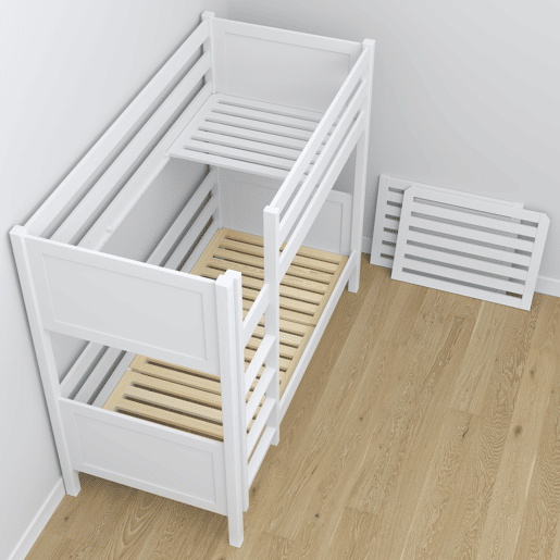 Beliche de madeira N02 branco Beliche de madeira N02 branco