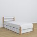 Cama individual de madera con cajón N01 100x180 Cama individual de madera con cajón N01 100x180 Madera