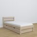 Cama individual de roble con cajón N01 100x190 Cama individual de roble con cajón N01 100x190 Roble