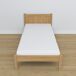 Cama individual de roble N02 80x200 Cama individual de roble N02 80x200 Roble