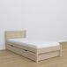 Cama individual de roble con cajón N02 120x200 Cama individual de roble con cajón N02 120x200 Roble