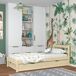 Cama individual de madera con cajón para colchón N01 80x180 Cama individual de madera con cajón para colchón N01 80x180 Pino