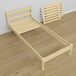 Cama individual de madera con cajón para colchón N01 80x180 Cama individual de madera con cajón para colchón N01 80x180 Pino