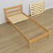 Cama individual de madera con cajón para colchón N01 100x200 Cama individual de madera con cajón para colchón N01 100x200 Pino