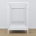 Cama individual de madera con dosel N01 80x190 Cama individual de madera con dosel N01 80x190 Blanco/ Gris