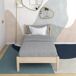 Cama individual de roble N01 120x180 Cama individual de roble N01 120x180 Roble