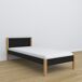 Cama individual de madera N02 80x190 Cama individual de madera N02 80x190 Negro