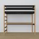 Cama alta de madera con escritorio N01 90x190 Cama alta de madera con escritorio N01 90x190 Negro