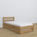 Cama individual de roble con cajón para colchón N01 120x190 Cama individual de roble con cajón para colchón N01 120x190 Roble