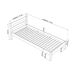 Cama individual de roble N01 120x200 Cama individual de roble N01 120x200 Roble