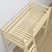Cama alta de madera N03 80x180 Cama alta de madera N03 80x180 Pino
