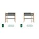 Cama alta de madera N03 90x190 Cama alta de madera N03 90x190 Negro