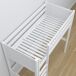 Cama alta de madera N06 120x190 Cama alta de madera N06 120x190 Blanco/ Gris