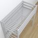 Cama alta de madera N01 100x200 Cama alta de madera N01 100x200 Blanco/ Gris