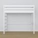 Cama alta de madera N01 90x200 Cama alta de madera N01 90x200 Blanco/ Gris