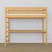 Cama alta de madera con escritorio N01 120x190 Cama alta de madera con escritorio N01 120x190 Pino