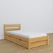 Cama individual de madera con cajón N01 90x180 Cama individual de madera con cajón N01 90x180 Pino
