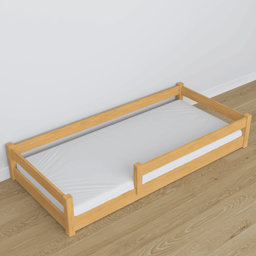 Cama baixa de madeira N02 pinho natural Cama baixa de madeira N02 pinho natural