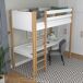 Cama alta de madera con escritorio N06 100x190 Cama alta de madera con escritorio N06 100x190 Madera