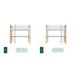 Cama alta de madera con escritorio N06 100x190 Cama alta de madera con escritorio N06 100x190 Madera