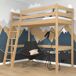 Cama alta de roble N03 100x190 Cama alta de roble N03 100x190 Roble
