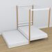 Cama individual de madera con dosel y cajón para colchón N01 90x180 Cama individual de madera con dosel y cajón para colchón N01 90x180 Madera