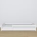 Cama baja de madera N02 90x180 Cama baja de madera N02 90x180 Blanco/ Gris