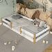 Cama baja de madera N02 80x180 Cama baja de madera N02 80x180 Madera