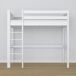 Cama alta de madera N06 90x200 Cama alta de madera N06 90x200 Blanco/ Gris