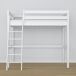 Cama alta de madera N03 90x200 Cama alta de madera N03 90x200 Blanco/ Gris