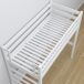 Cama alta de madera con escritorio N01 80x200 Cama alta de madera con escritorio N01 80x200 Blanco/ Gris