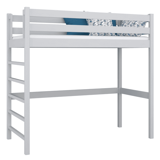 Cama alta de madeira N01 cinza Cama alta de madeira N01 cinza