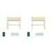 Cama alta de madera N01 100x180 Cama alta de madera N01 100x180 Pino